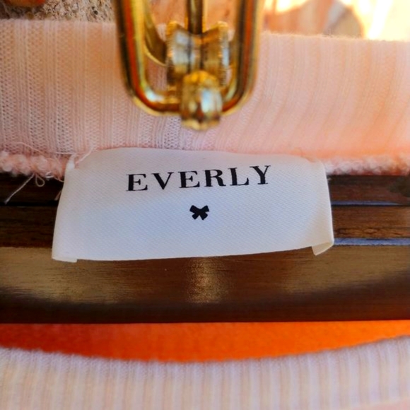 Soft Pink Sweatshirt Dress - Picture 3 of 8